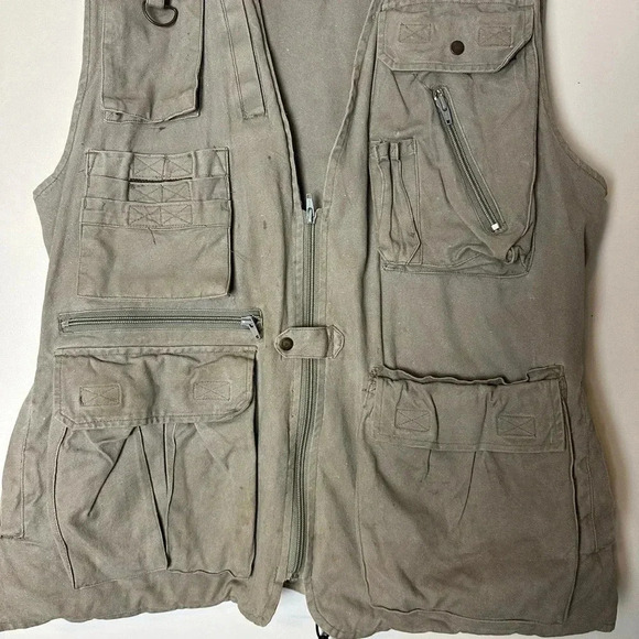 Vintage Misty Mountain Utility Vest Large - Picture 4 of 6